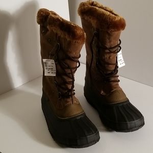 Jesco Polar-5 Snow Boots Brown